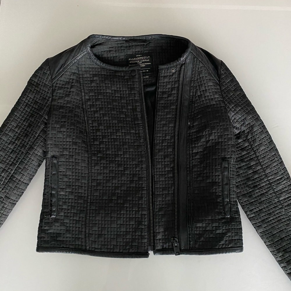 All Saints Cropped Jacket - Picture 4 of 6
